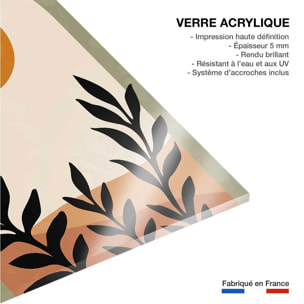 Tableau contemporain fleurs luna  Tableau plexiglas