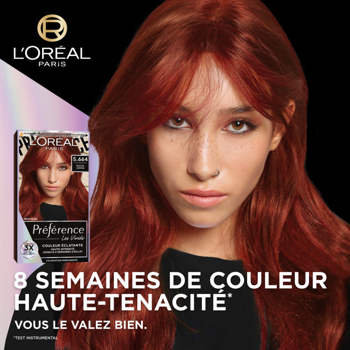 L'Oréal Paris Préférence Couleur Éclatante 5.664 Rouge Cerise