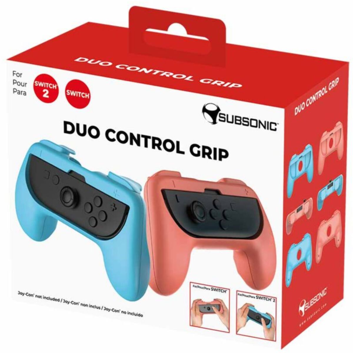 Accessoire manette SUBSONIC Grip duo Switch 1 & 2