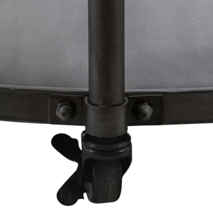 Table basse "Chrono" noir D90cm