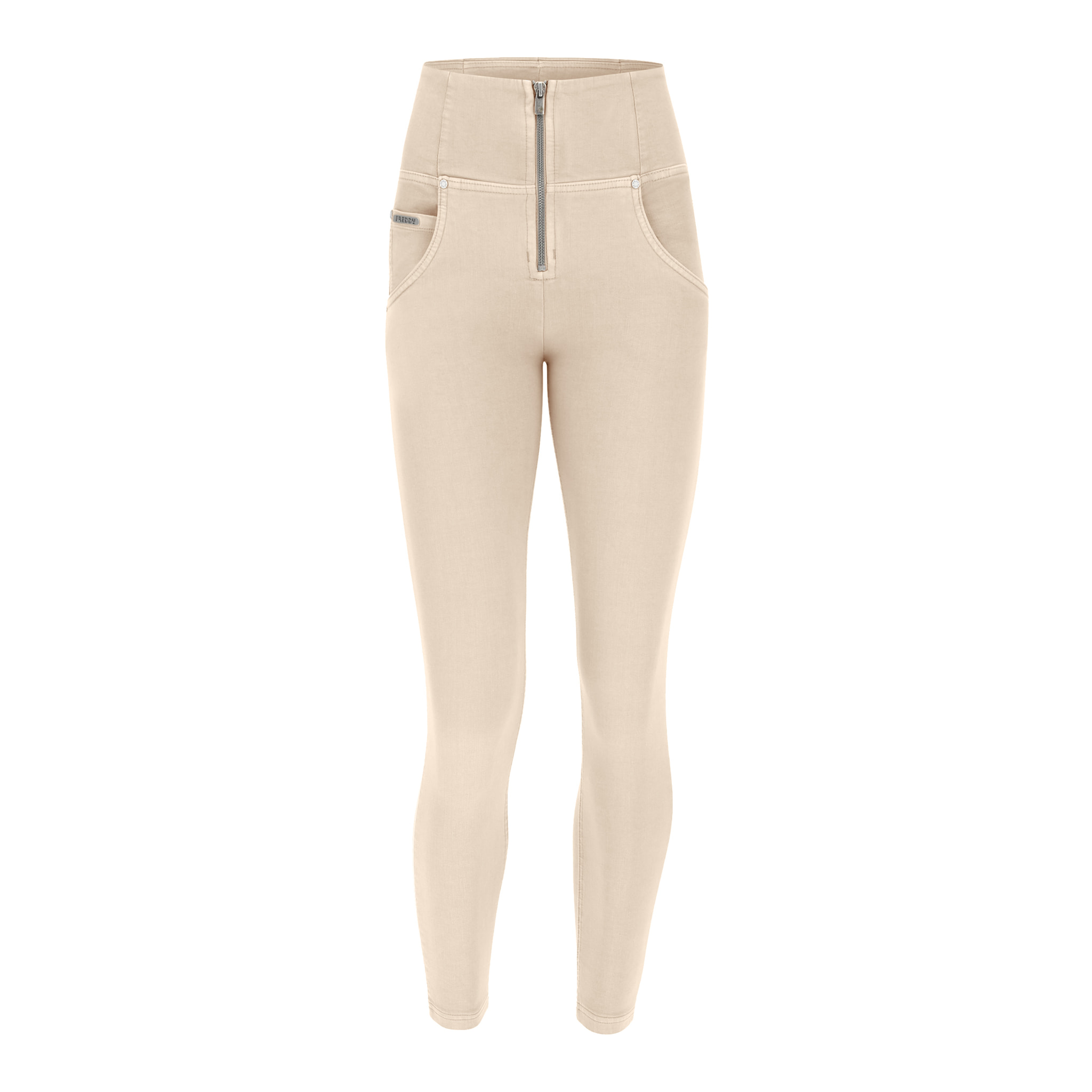 Pantaloni push up WR.UP® 7/8 superskinny in tessuto navetta