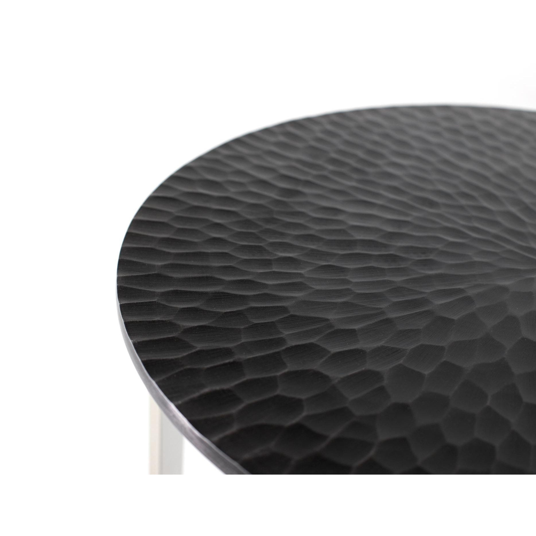 Mesas de Centro de Aluminio Grande 50 Cm, Pequeña 35cm Estilo Industrial Moderno