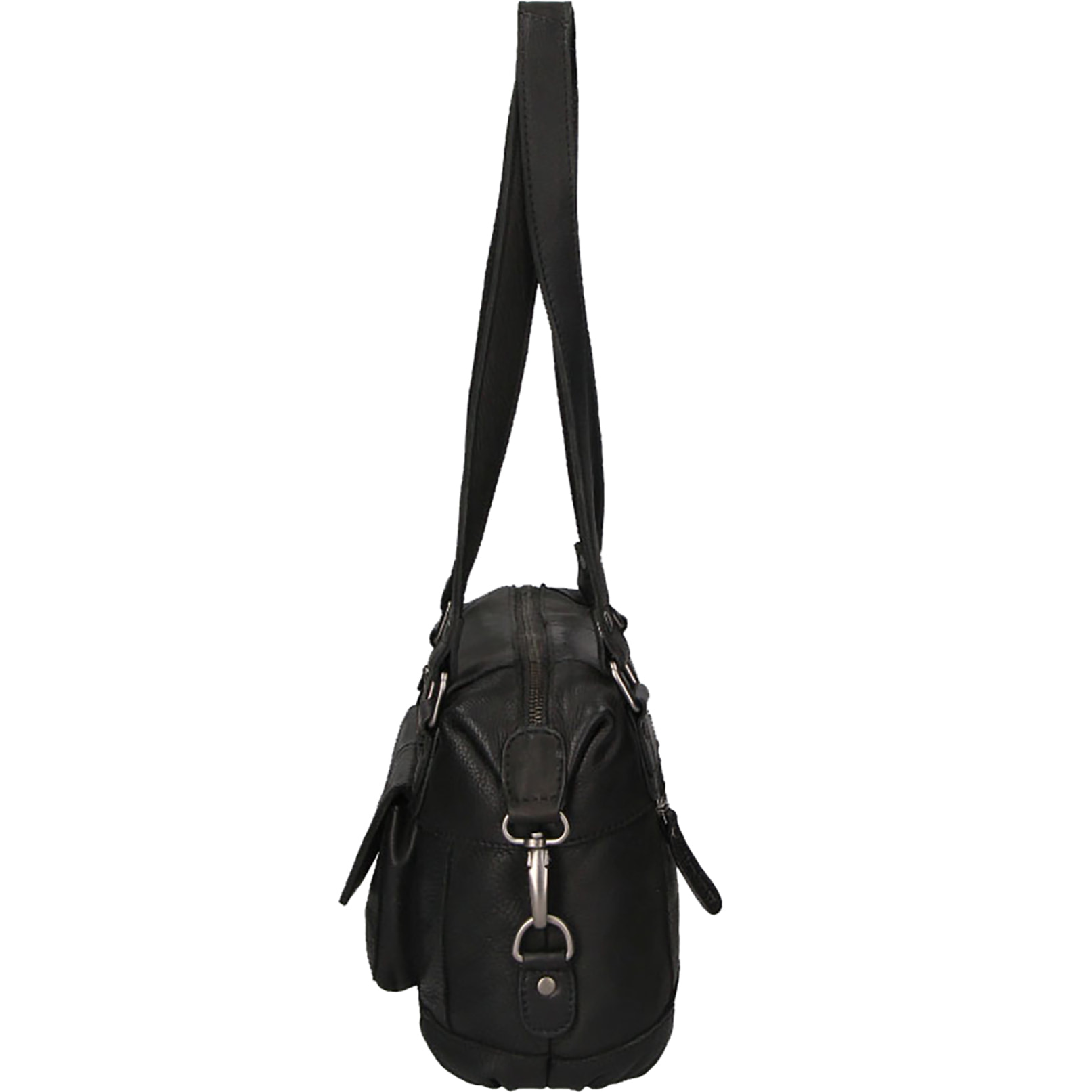 Borsa a tracolla  da uomo In Vera pelle Made in Italy 24x19x7 cm