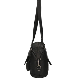 Borsa a tracolla  da uomo In Vera pelle Made in Italy 24x19x7 cm