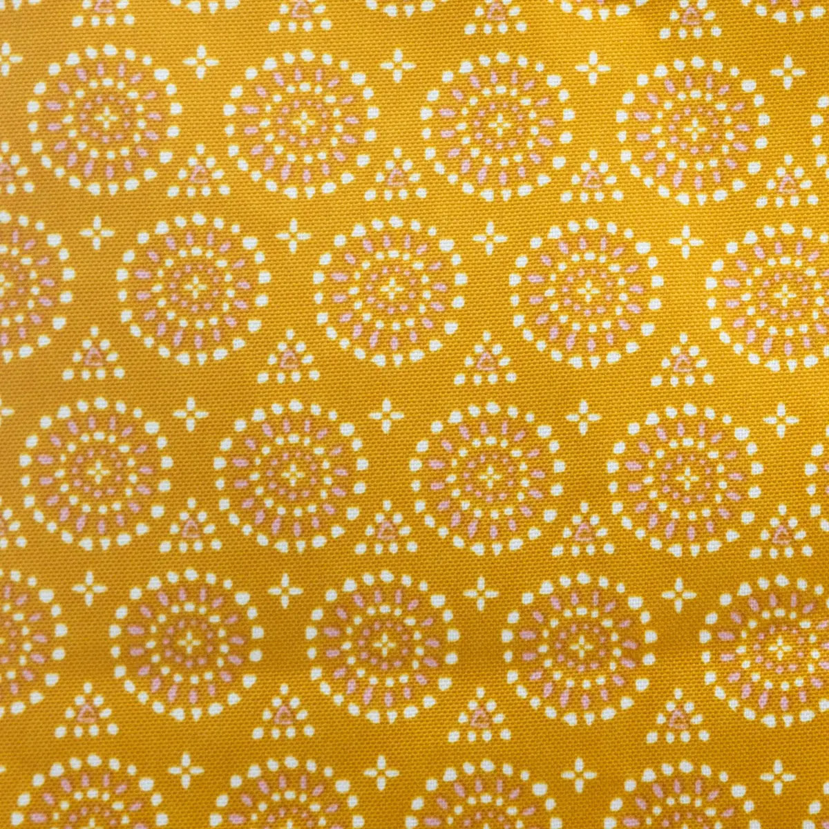 Nappe anti-tache "Etnik" - jaune ocre - D180 cm