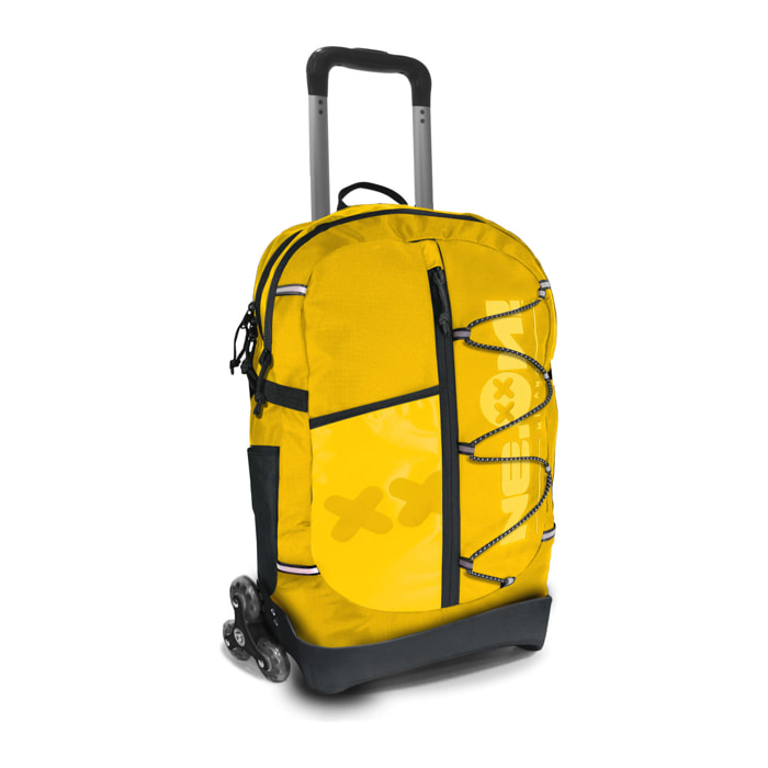 Zaino trolley  staccabile tre ruote, Ne.on! Reflex yellow