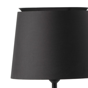 SAVOY Lampe de table noire/noire