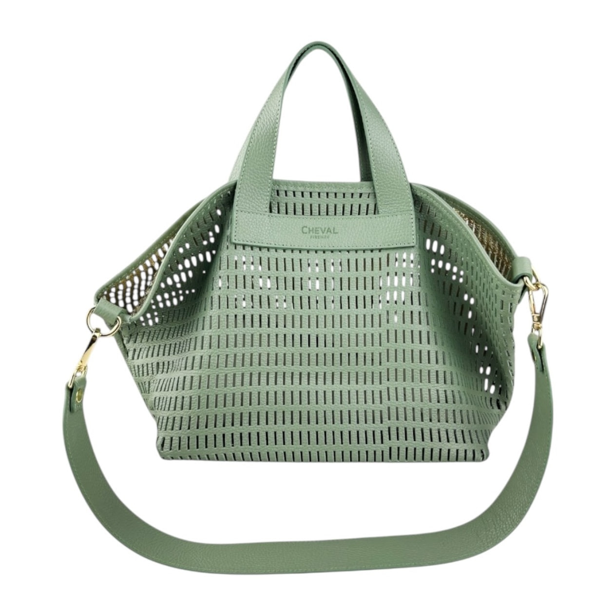Borsa a mano Cheval Firenze Ocean Verde Salvia