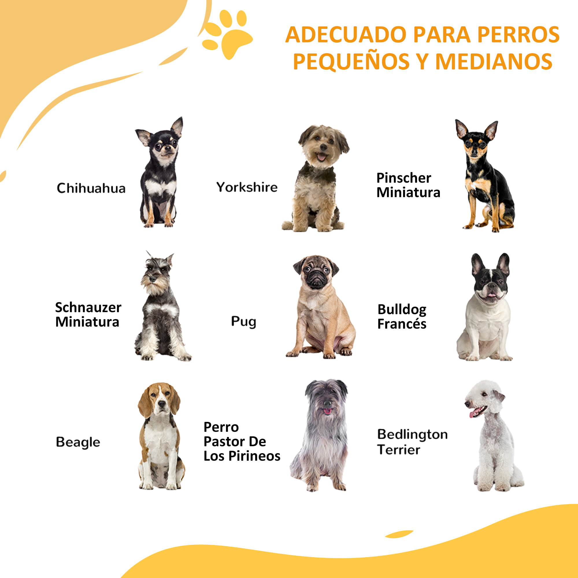 Barrera de Seguridad para Perros Extensible 74-80 cm, para Puertas y Escaleras, Barrera para Perros con Montaje a Presión, Puerta Pequeña y Doble Bloqueo, Blanco