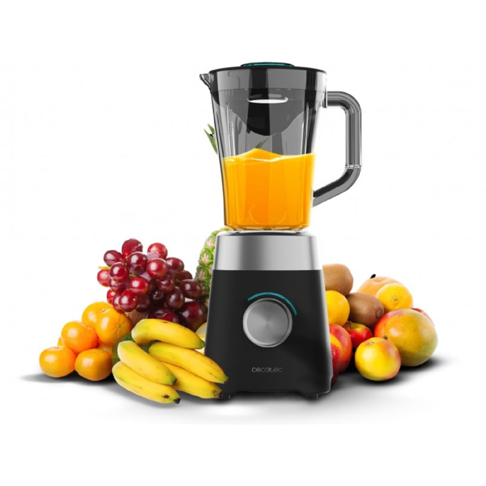 Cecotec Frullatore con tazza Power Black Titanium 1300MAX B