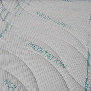 Materasso Luxury Ginflex Una Piazza e Mezza 120x190 Altezza 26cm Memory Foam 3 Strati Sfoderabile Con Tessuto Pregiato Meditation H26 Con Fascia In Velluto Bicolore (Antiacaro - Anallergico - Antibatterico - Ergonomico)