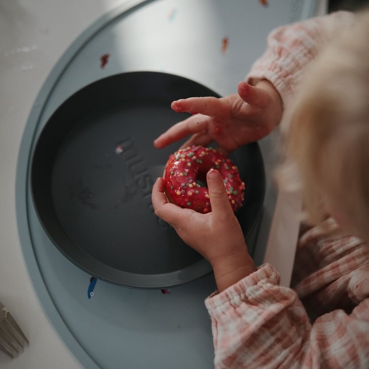 Mushie Mantel Silicona Print