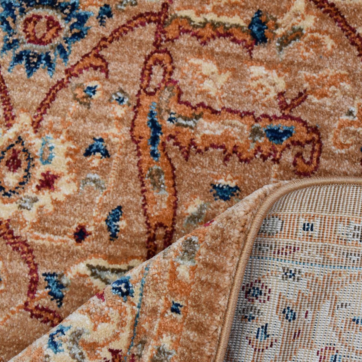 Tapis épais de 120x180 aux motif floraux traditionnels orientaux