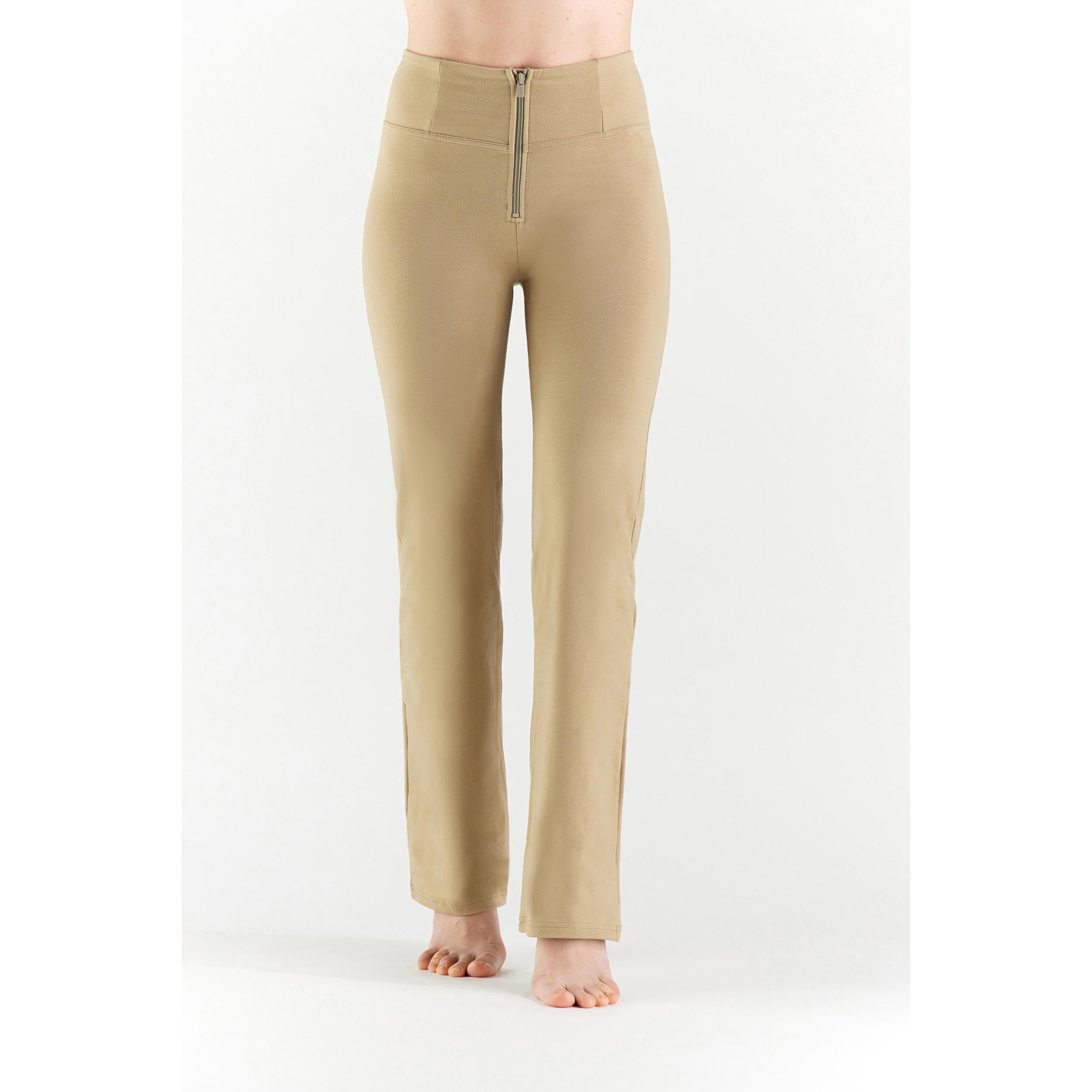 Pantaloni push up WR.UP® ecologici vita alta e wide leg