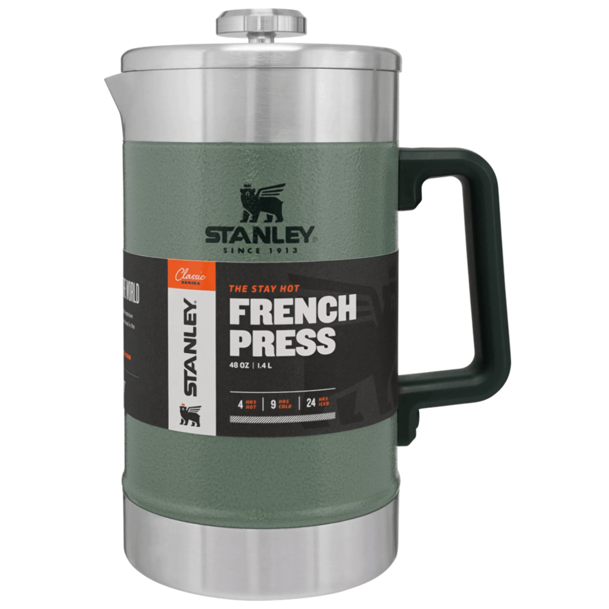 Caffettiera a stantuffo - 1,4L - STAY HOT FRENCH PRESS - Hammertone Green