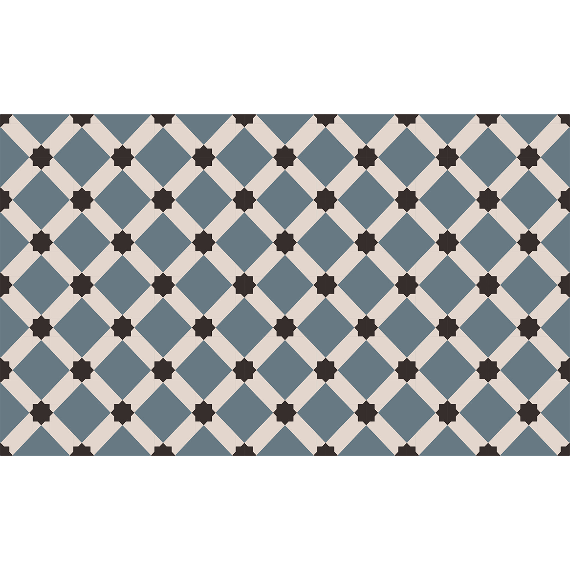 Sticker Sol avec laminat de Protection en Plastique Anti-dérapant | Stickers adhésif Sol - CARRELAGES MOSAÏQUE - 1 sticker