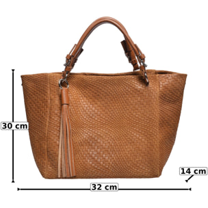 Tote Anna Luchini Cammello