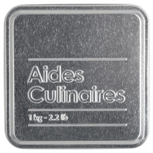 Boîtes relief aides culinaire Noir Black Edition