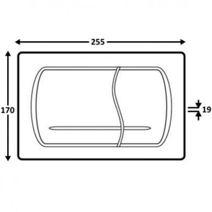 Pack Bâti-support Roca Active + WC sans bride avec fonction bidet et fixations invisibles + plaque chrome mat + Set d'habillage