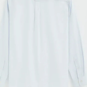 Camisa oxford azul claro de corte regular y logo Rigby Go