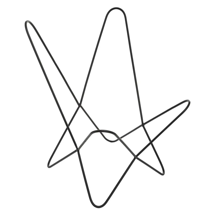 Structure fauteuil "Dario" métal noir