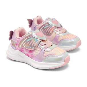 Zapatillas de Niña con Luces con Estampado de Mariposa