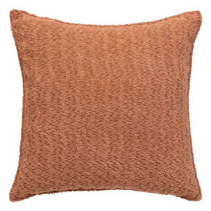 Coussin bouclette Soana terracotta 45x45cm