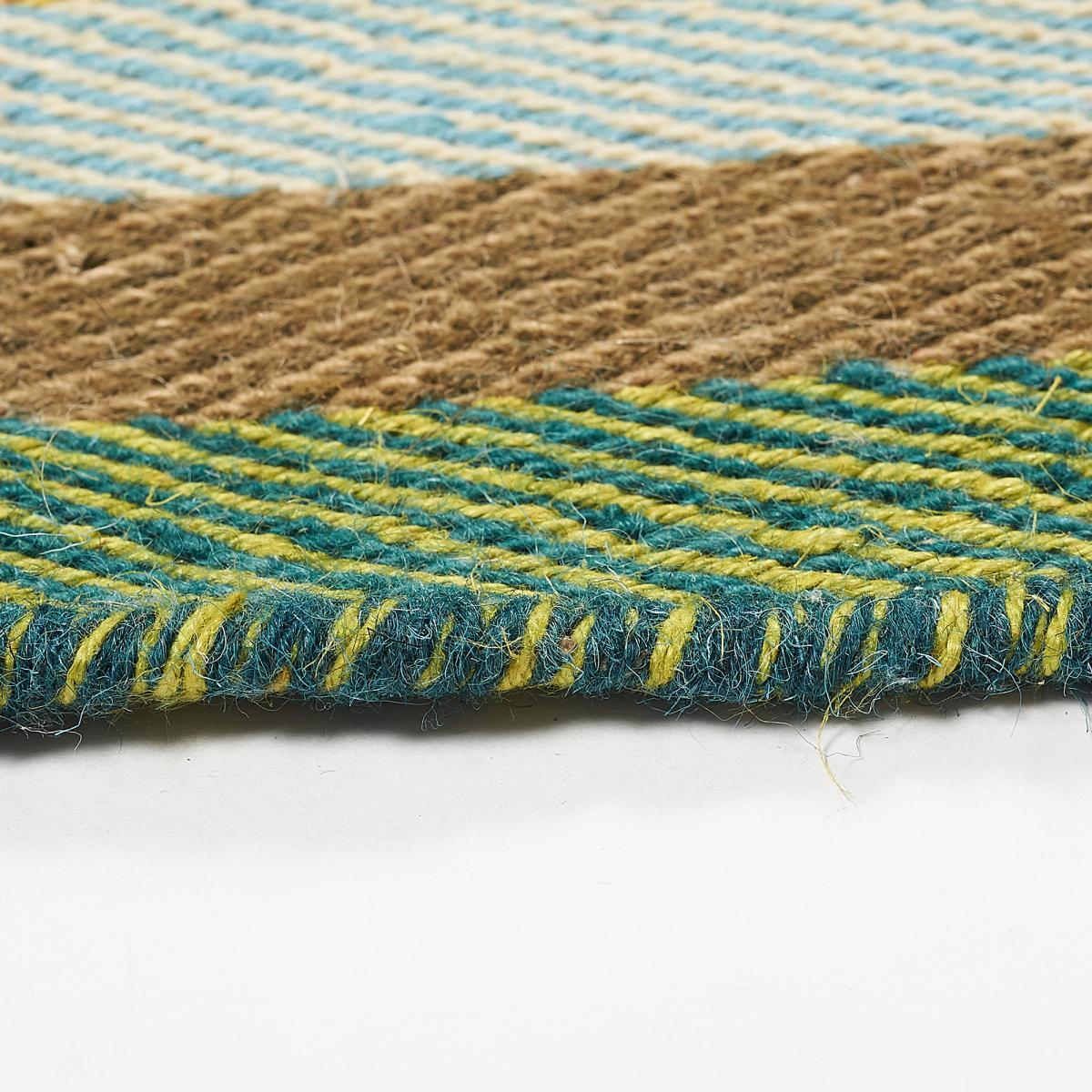 Tapis kilim fait main en laine motif géométrique