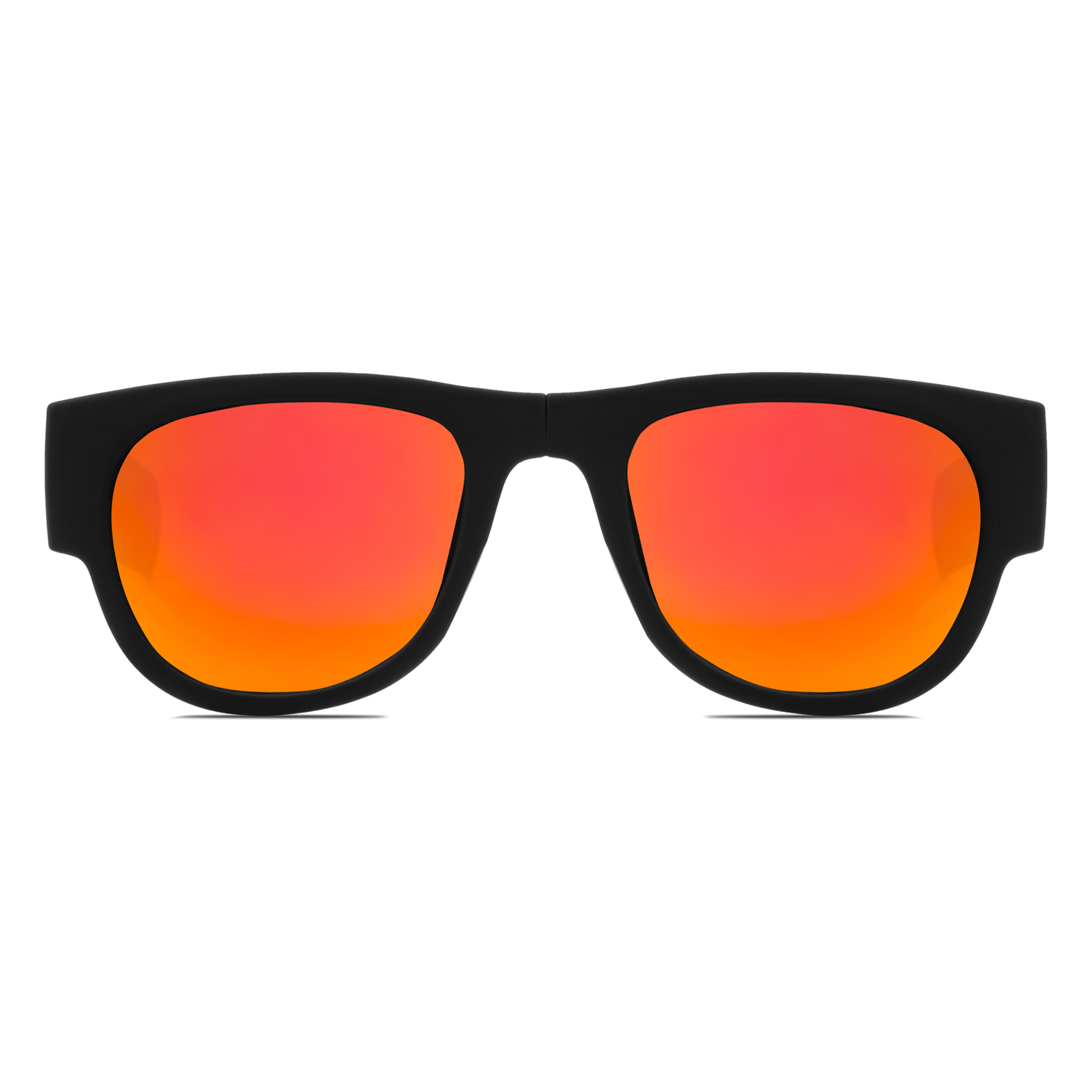 Occhiali da sole polarizzati effetto specchio, pieghevoli e arrotolabili UV400