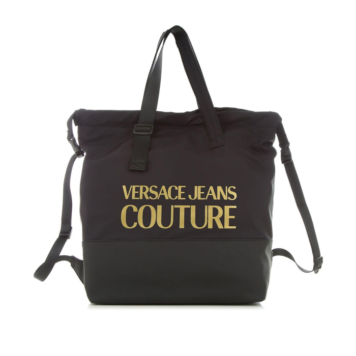 Versace Jeans Couture bolso tote con logo estampado