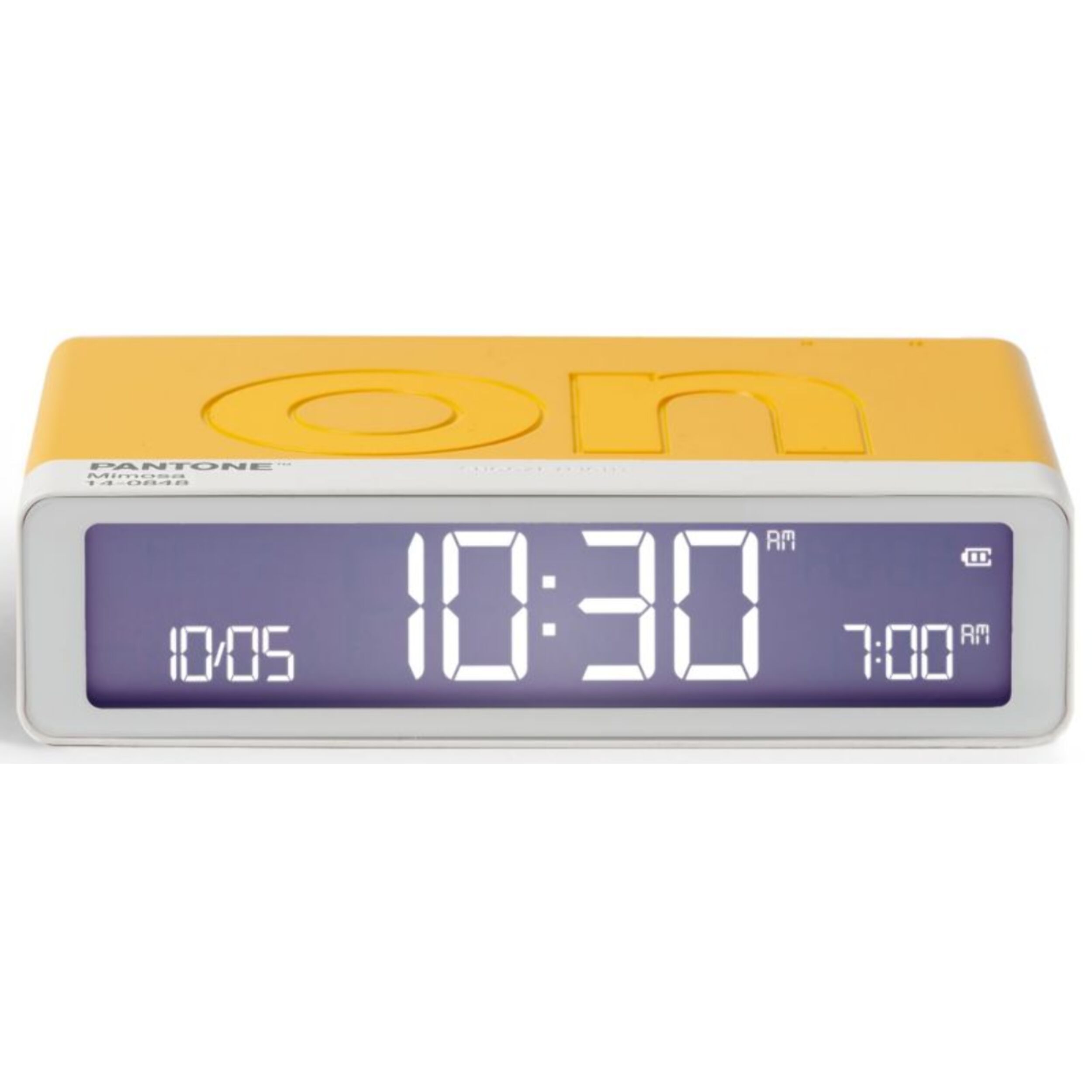 Réveil LEXON x Pantone Flip Classic Mimosa