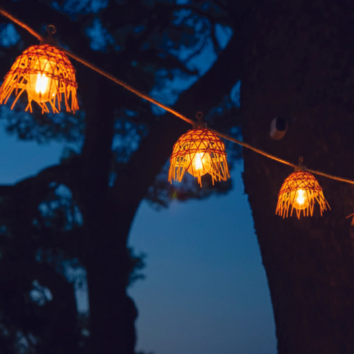 Guirlande solaire MINI HAWAI 10 LED 8M