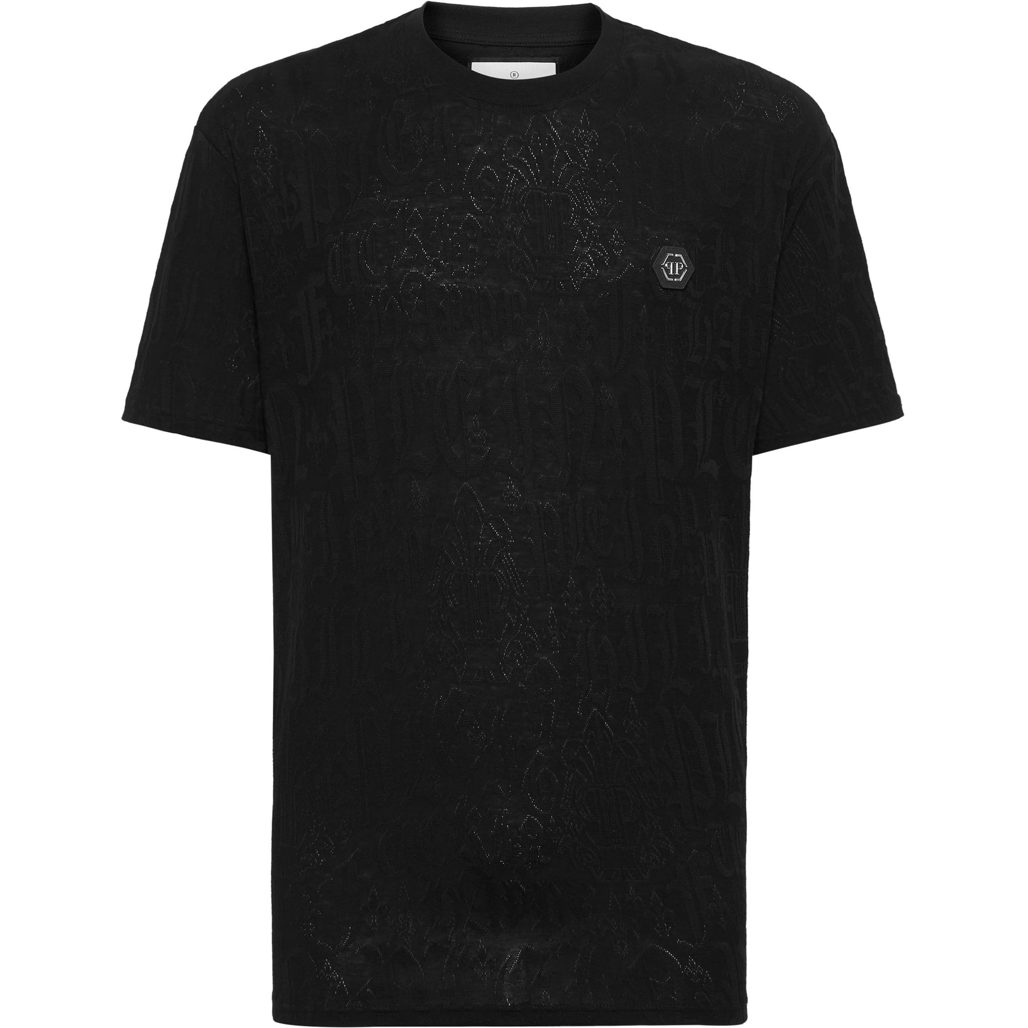 PHILIPP PLEIN T-Shirt Round Neck MONOGRAM