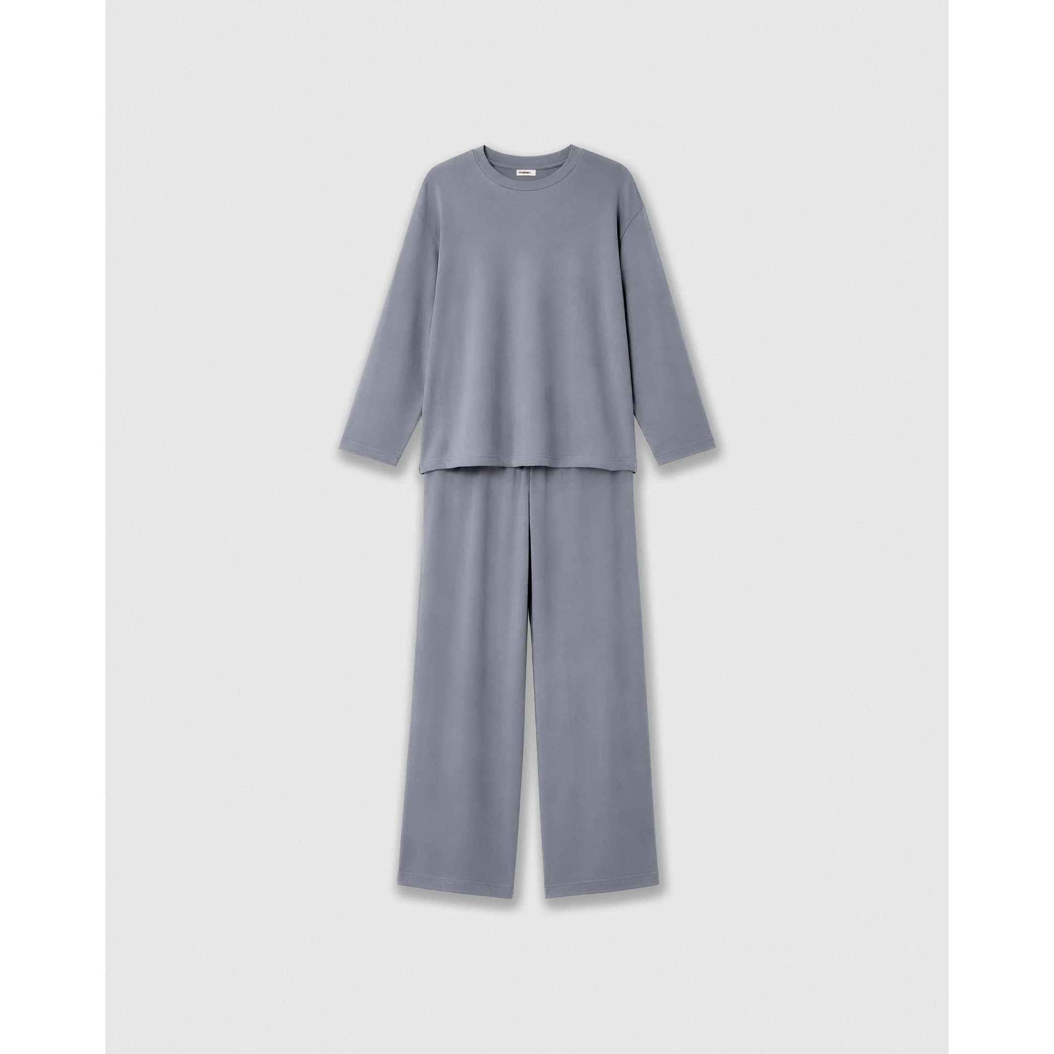 Pijama largo viscosa índigo