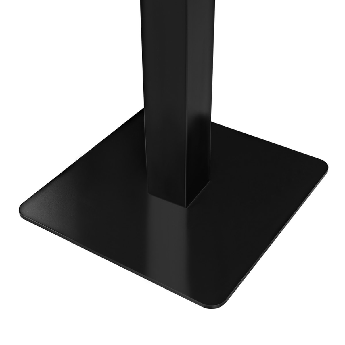 Tavolo quadrato con top marmo grigio scuro70x70x74 cm - Jago