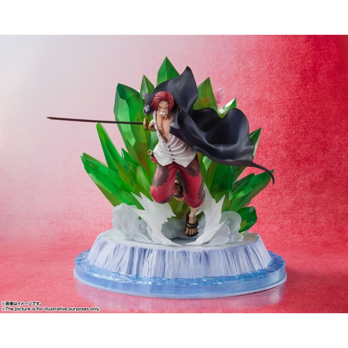 One Piece: Red Figuartszero Statua Shanks & Uta (Battaglia Extra) 24 Cm Bandai