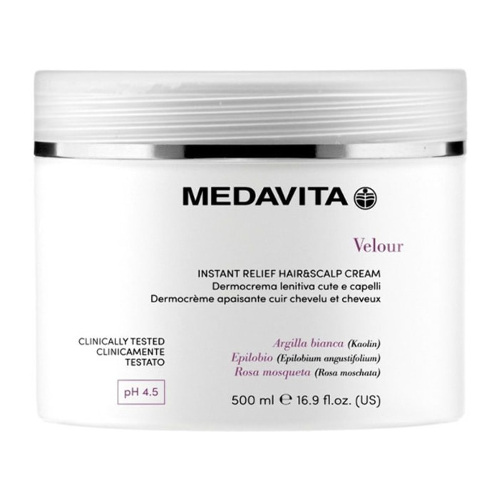 MEDAVITA Velour Instant Relief Hair & Scalp Cream 500ml