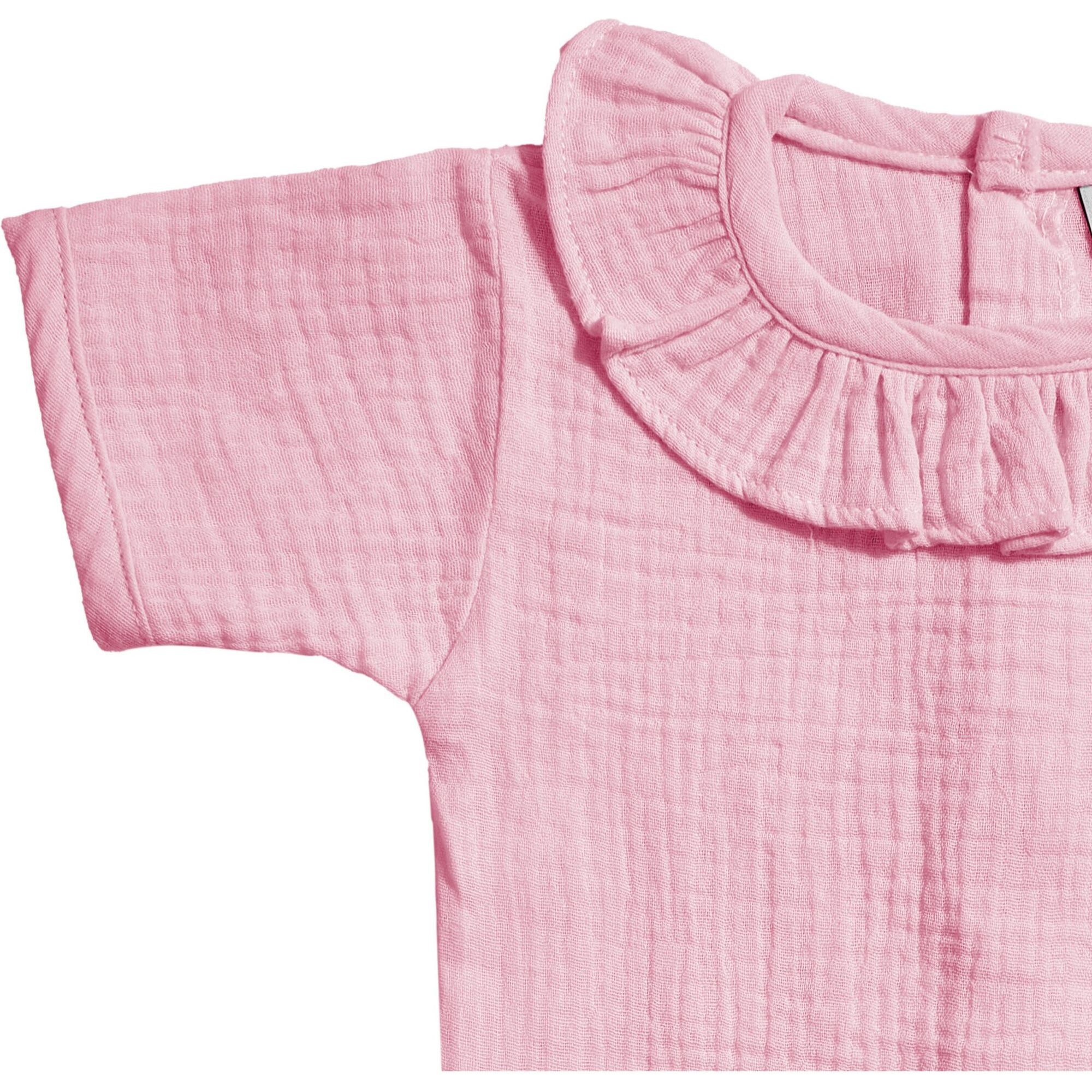 Body bebé manga corta cuello bambula