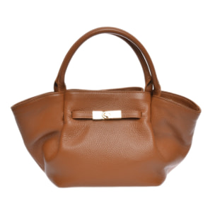 Borsa a mano Anna Luchini Cammello