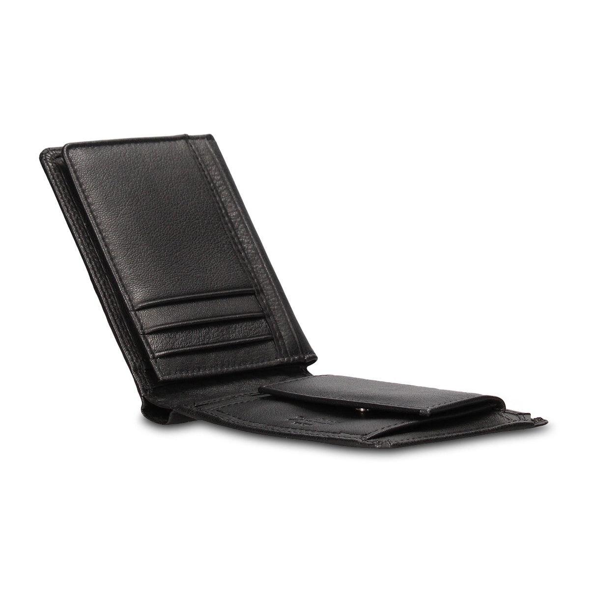 Portafoglio uomo in vera pelle - Modello Veridia Plus - Casual - 12.5 x 9.0 x 2.0 cm