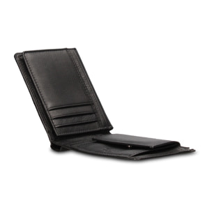 Portafoglio uomo in vera pelle - Modello Veridia Plus - Casual - 12.5 x 9.0 x 2.0 cm