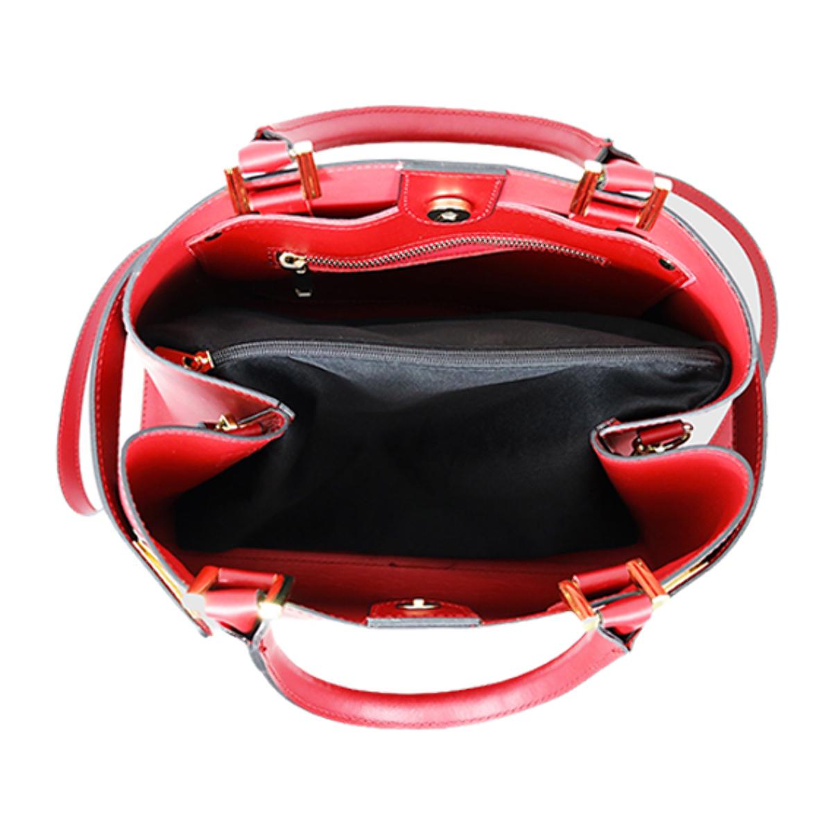 Bolso de Mano Cheval Firenze Shedir Rojo