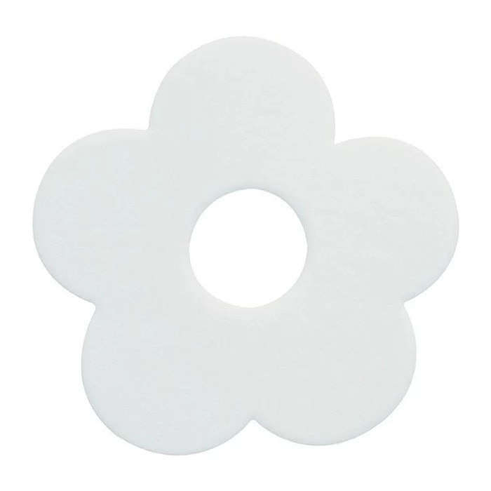 sticker figurine antidérapant de douche ou baignoire PVC FUNKY x5pcs Blanc Spirella