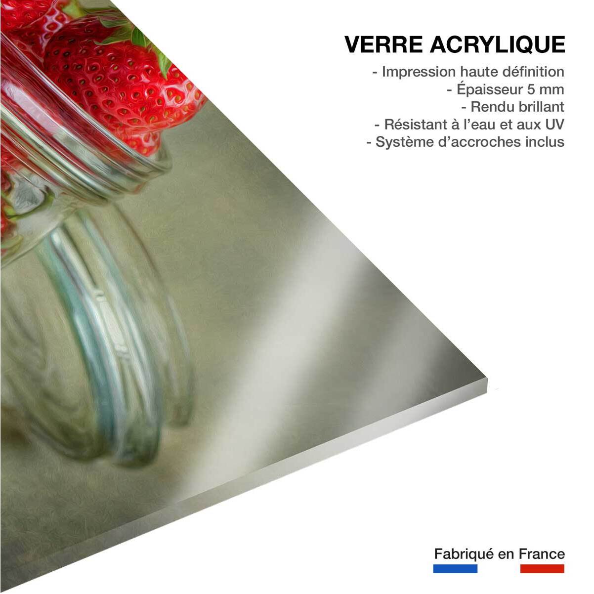 Tableau de cuisine saveurs de l'été  Tableau plexiglas
