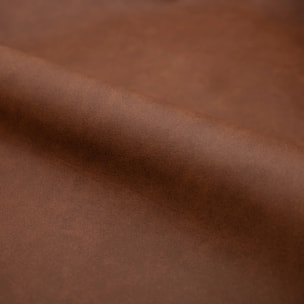 Lot de 2 chaises de bar 75 cm en cuir synthétique marron - Kalba