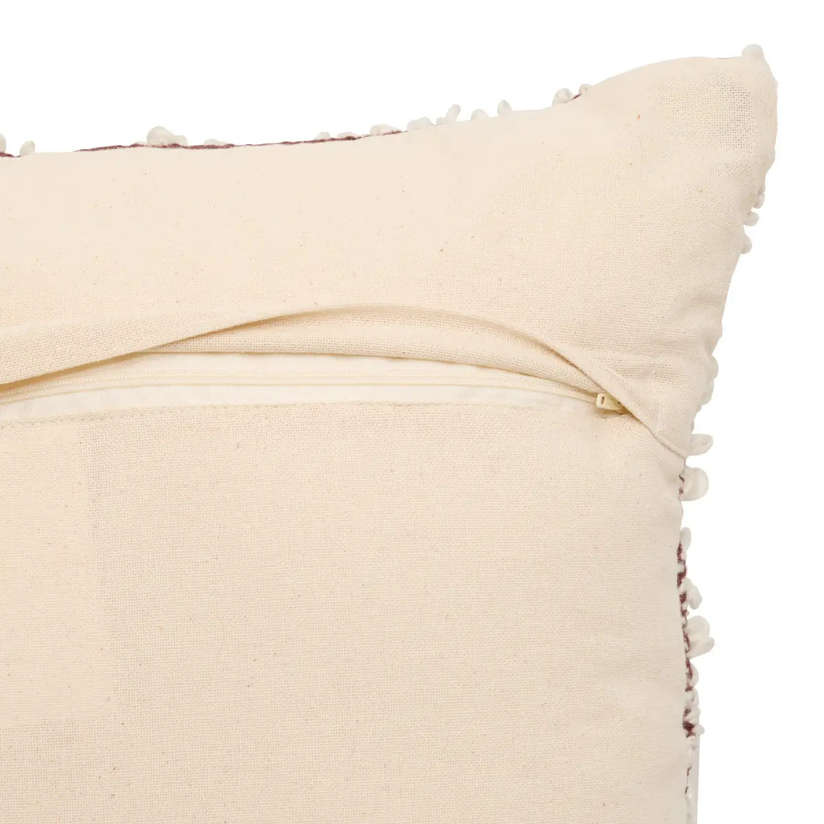 Coussin Beryl carré 45x45cm marron
