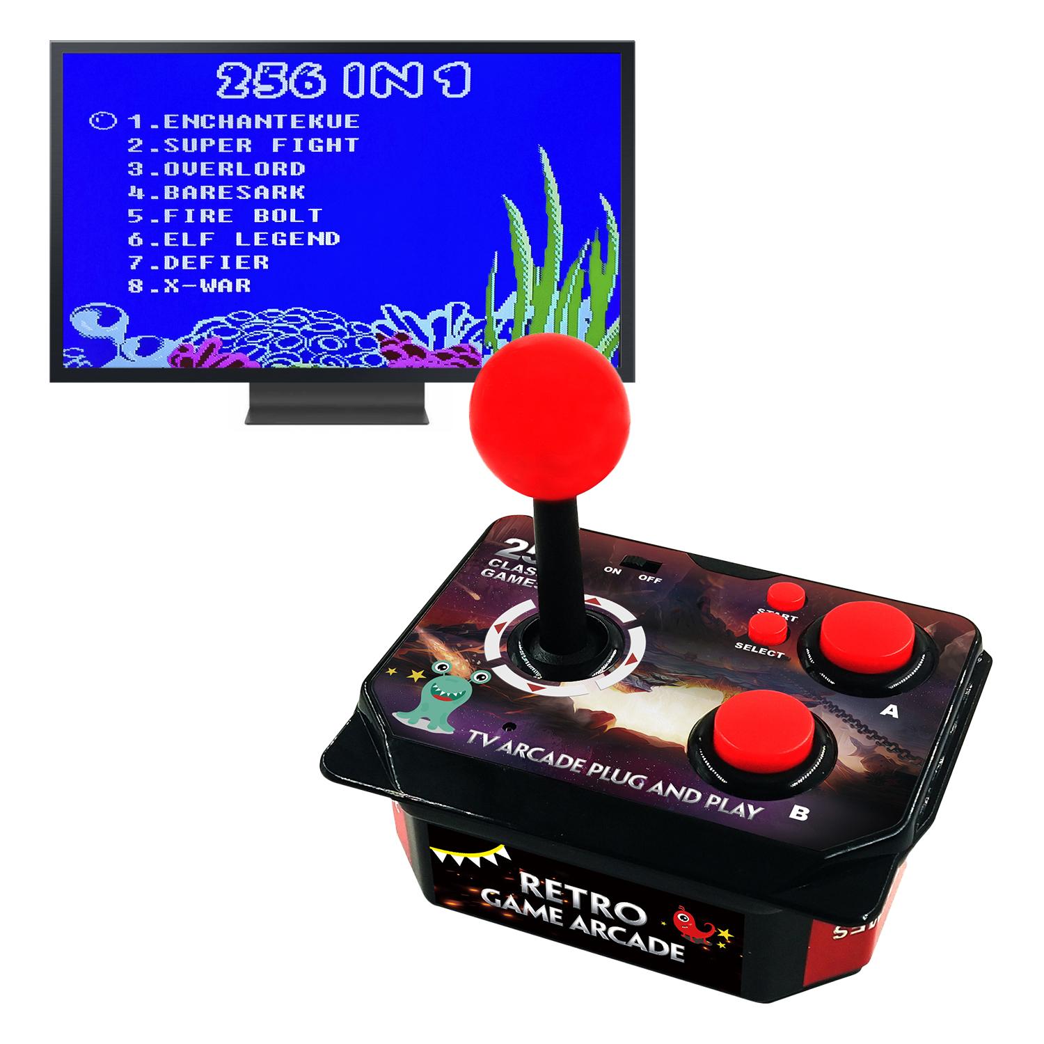 Arcade small shaker mando para juegos retro de 256 juegos. Conexión AV.