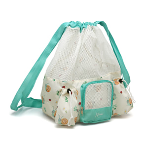 BOLSA DE PLAYA CARACOLES BEIGE