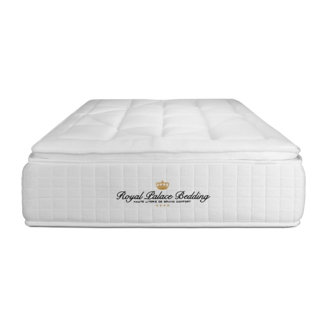 Matelas à Ressorts ensachés et mémoire de forme George V - 28cm d'épaisseurs et 7 zones de confort