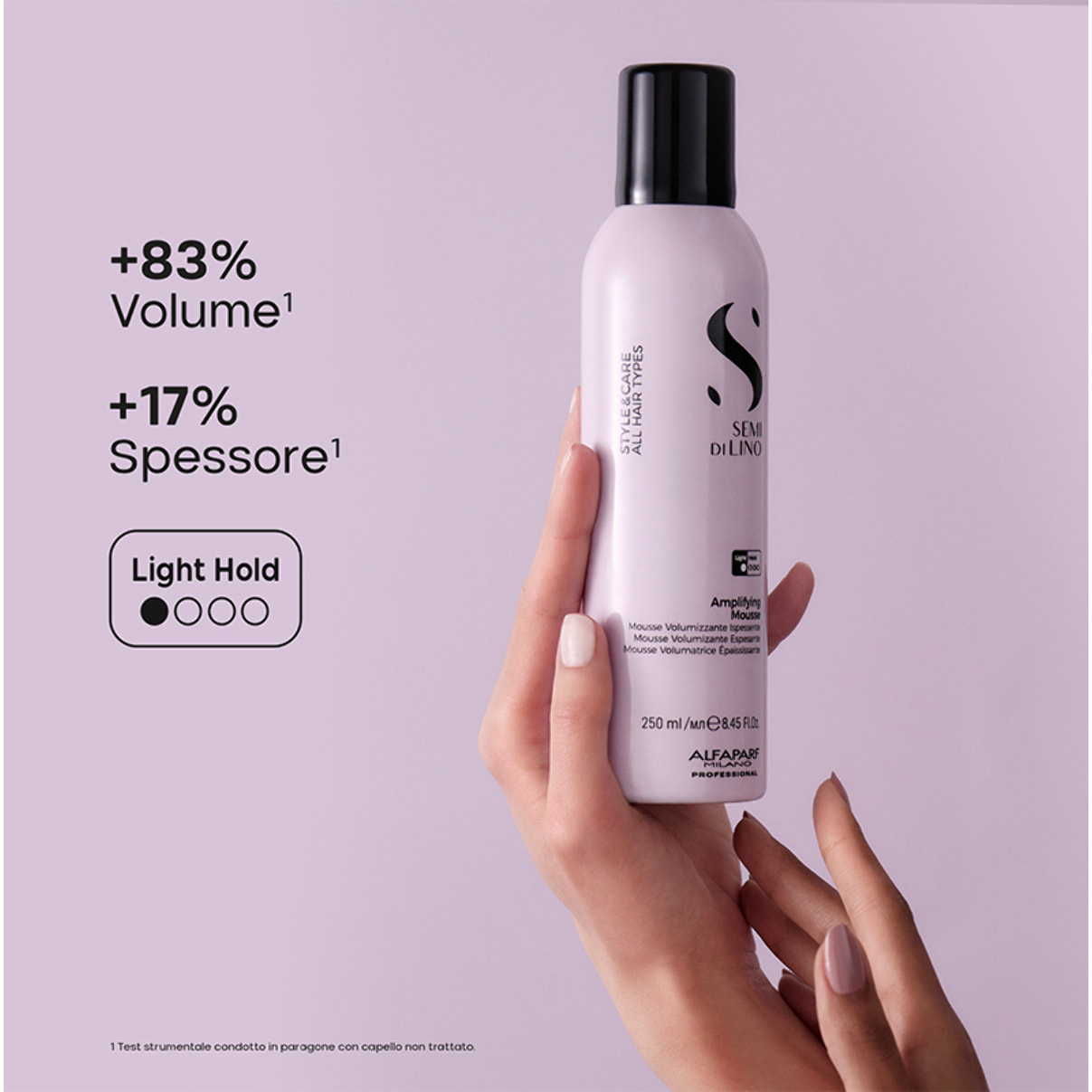 ALFAPARF MILANO Semi Di Lino Style & Care Amplifying Mousse 250ml